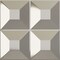 Ekena Millwork 19 5/8in. W x 19 5/8in. H Foster EnduraWall Decorative 3D Wall Panel Covers 2.67 Sq. Ft. WP20X20FOBCR - alternate 1